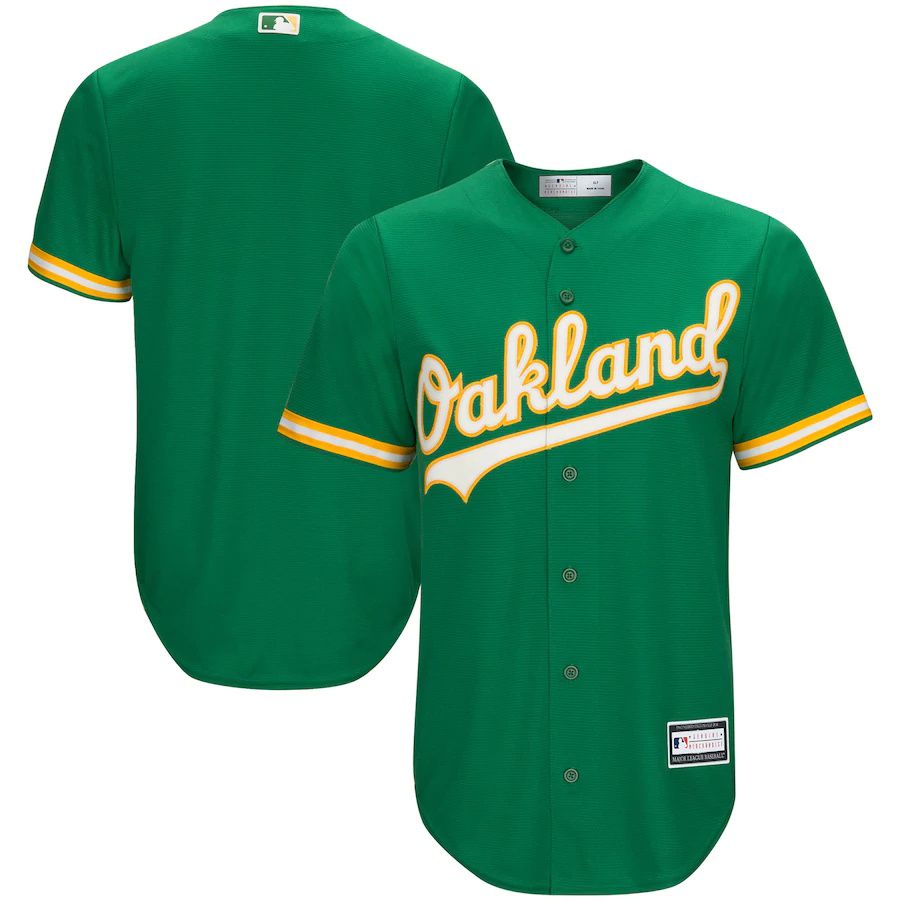 Mens Oakland Athletics Kelly Green Big & Tall Replica Team MLB Jerseys->oakland athletics->MLB Jersey